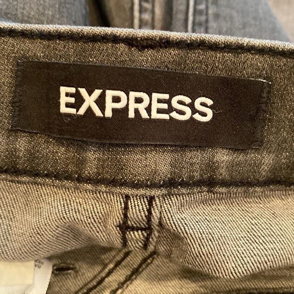 Express High Rise Hyper Stretch Ankle Jeans 12.5/13”W x 36”L - Picture 9 of 11